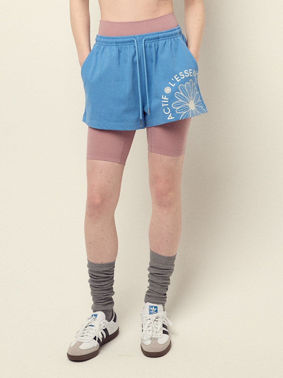 [預訂貨品需1-2星期到港] Mardi COTTON SHORTS ACTIF EMBLEM
