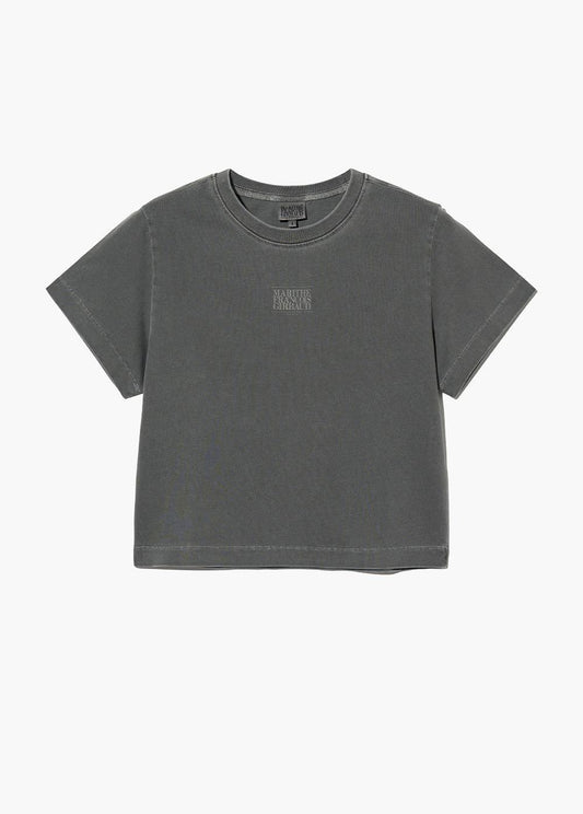 [預訂貨品需1-2星期到港] MARITHÉ FRANÇOIS GIRBAUD W CLASSIC LOGO PIGMENT CROP TEE