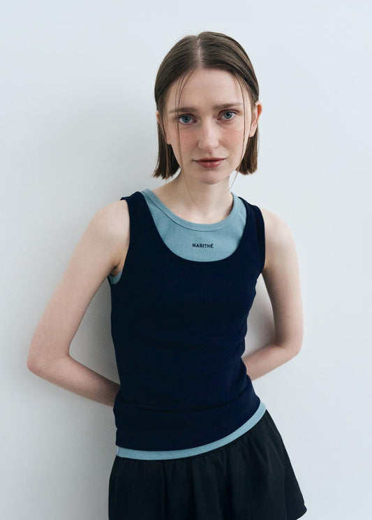 [預訂貨品需1-2星期到港] MARITHÉ FRANÇOIS GIRBAUD W LAYERED SLEEVELESS