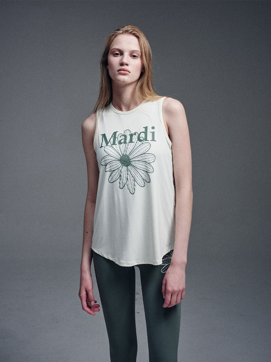 [預訂貨品需1-2星期到港] Mardi AIRLIFT sleeveless tank top flowermardi